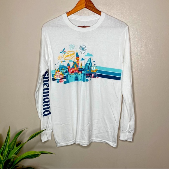 Disney Tops - Disneyland Resorts Graphic Long Sleeve Tee NWOT